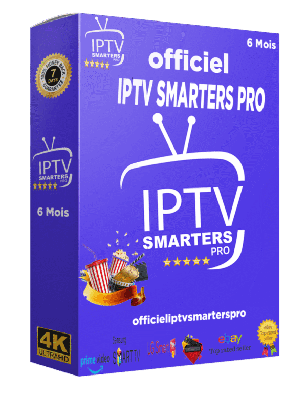 IPTV SMARTERS 6 mois Abonnement